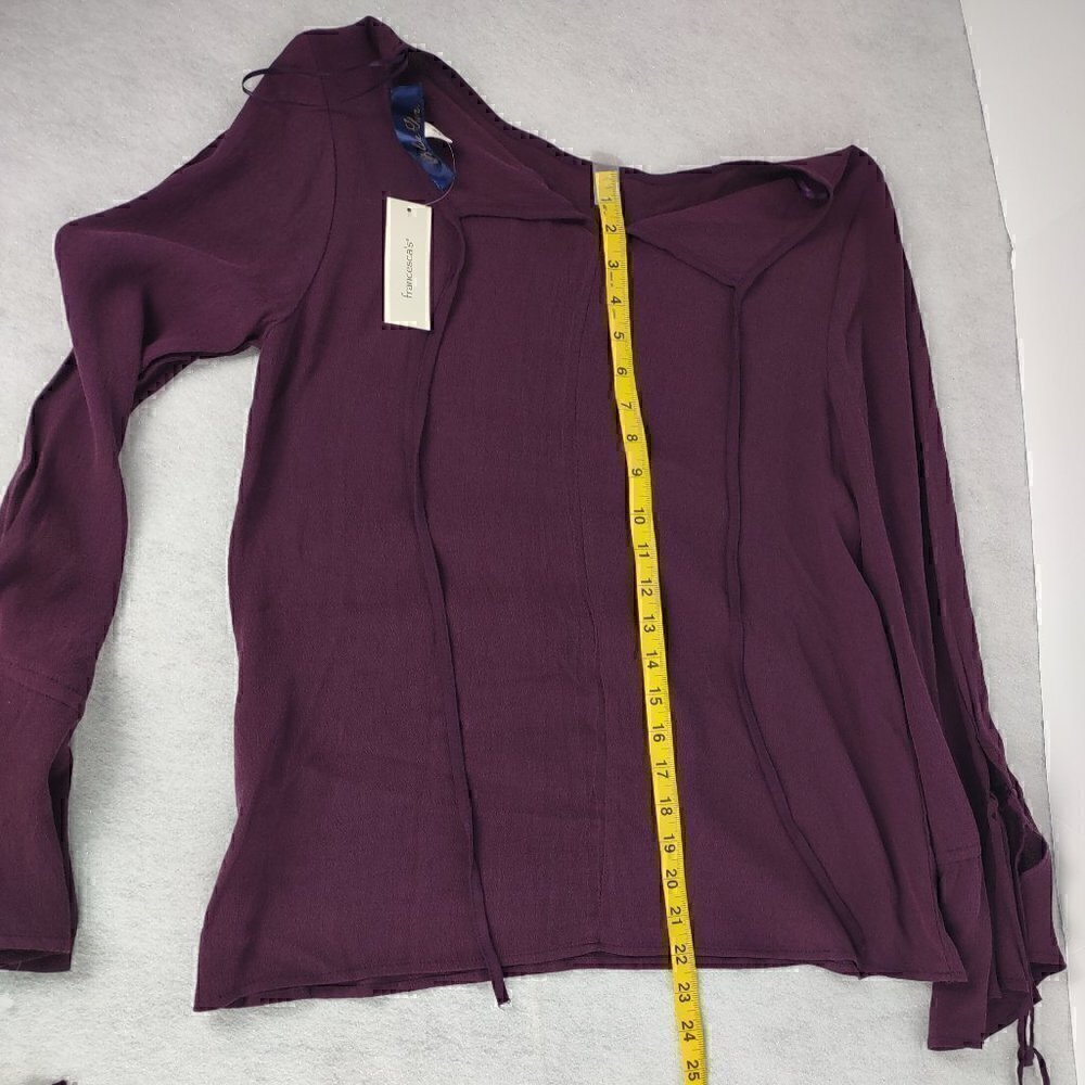 Blue Rain Womens Purple Bell Sleeve Blouse (NWT) Size Medium - Picture 5 of 13